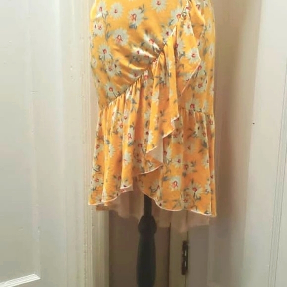 💃Emma & Elsa Elegant Floral Wrap Ruffle Midi Skirt. Size 14/16 🌴 - Picture 6 of 11